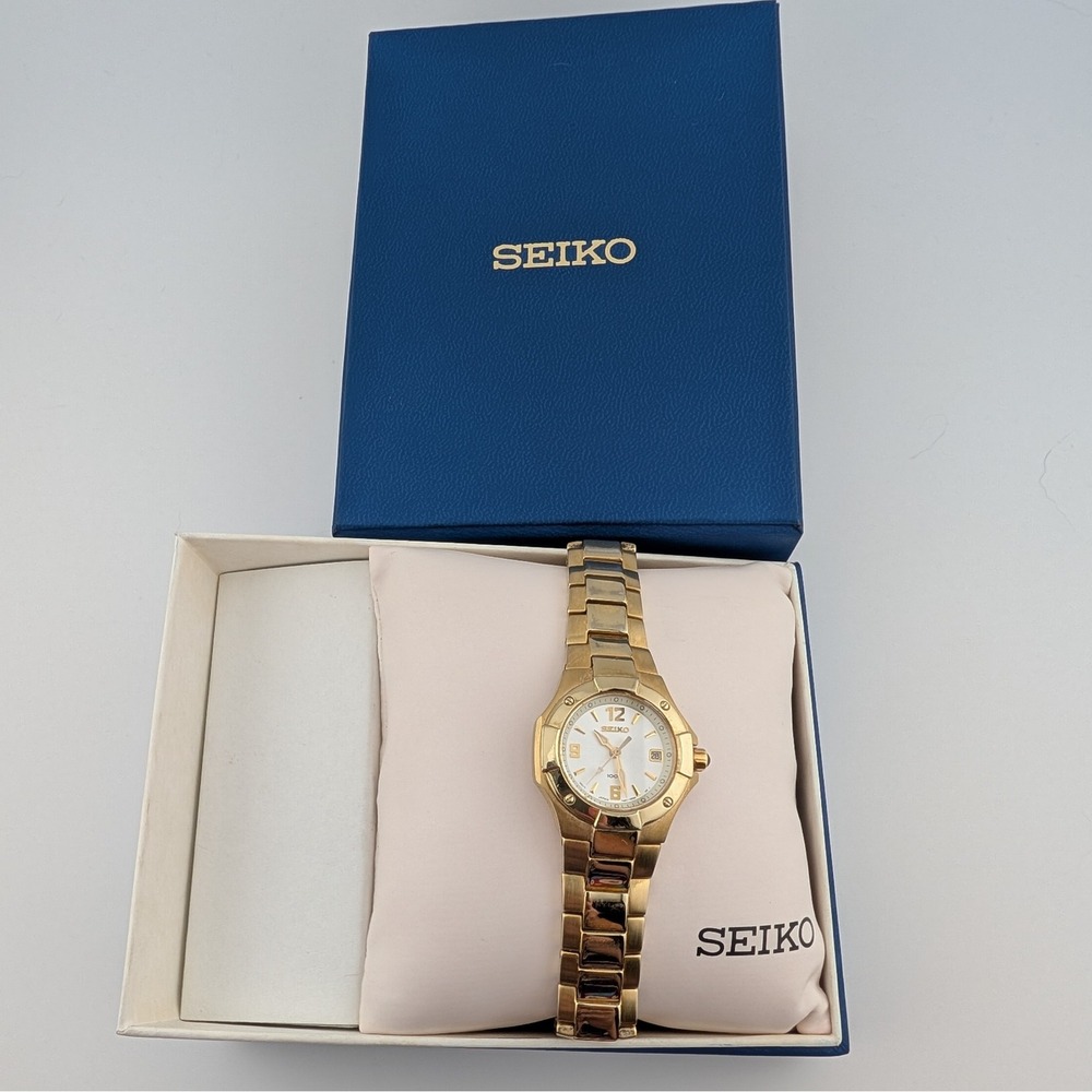 Seiko Coutura Sapphire Crystal 100M Sunburst Watch 7N82-0BE0